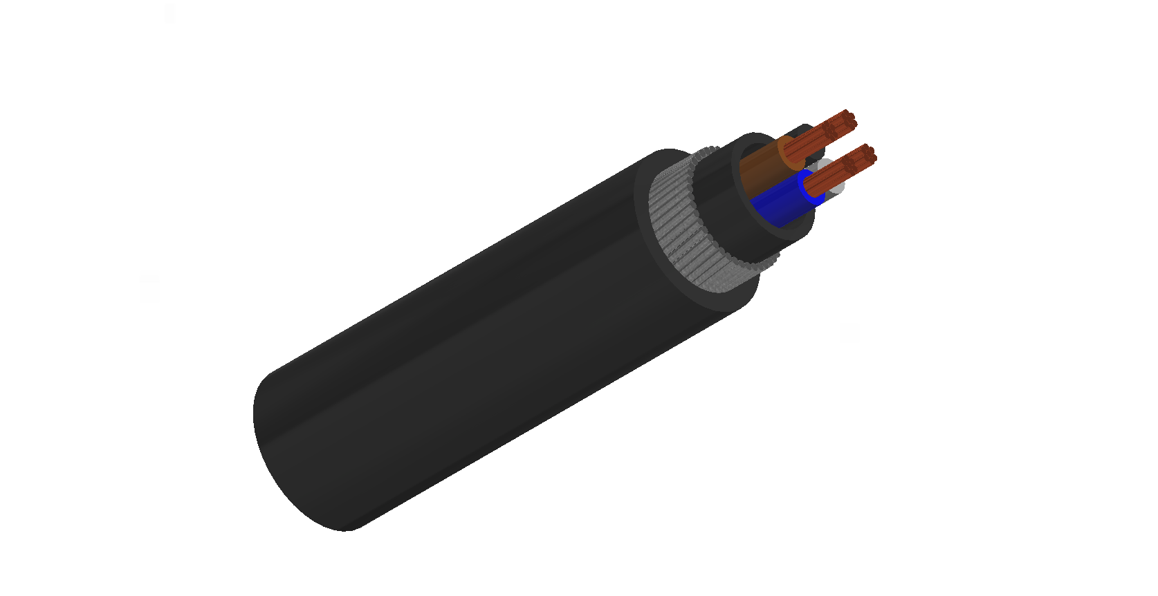 IEC 60502 standard Flame Retardant Power Cables FGD400 1RVMV-R